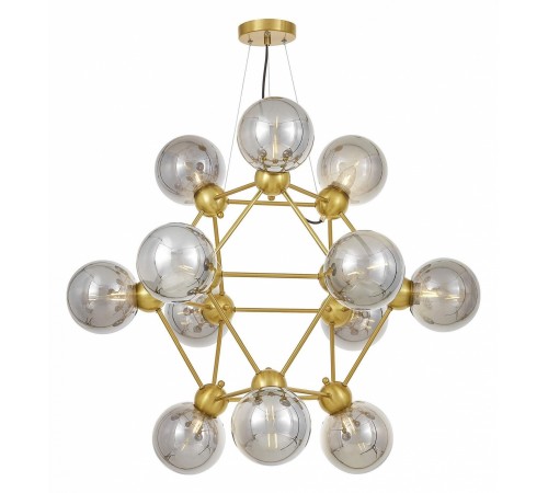 Подвесная люстра LUMINA DECO LDP 160N-12 MD+GY Zodiak Подвесная люстра LUMINA DECO LDP 160N-12 MD+GY Zodiak