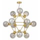 Подвесная люстра LUMINA DECO LDP 160N-12 MD+GY Zodiak