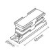 Соединитель линейный для треков Italline WSO 34B white WSO
