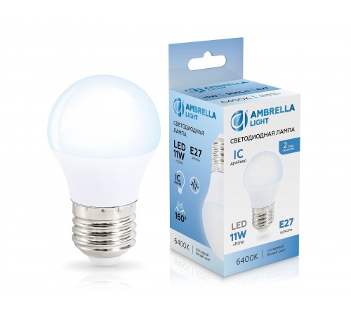 Лампа светодиодная Ambrella Light 451106 G45 Лампа светодиодная Ambrella Light 451106 G45