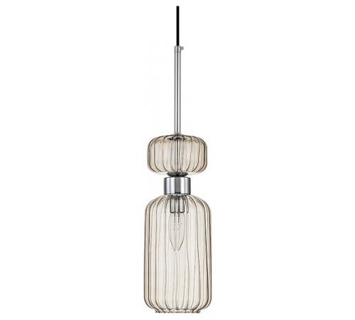 Подвесной светильник Escada 1141/1S Chrome/Beige Gloss Подвесной светильник Escada 1141/1S Chrome/Beige Gloss