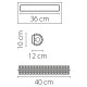 Накладной светильник Osgona 704634 Monile