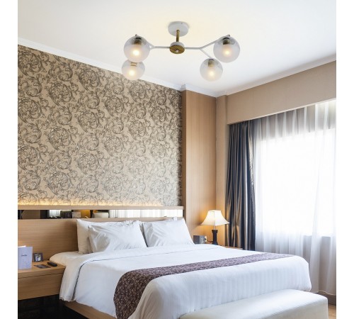 Люстра на штанге Escada 1130/4PL White Avignon Люстра на штанге Escada 1130/4PL White Avignon