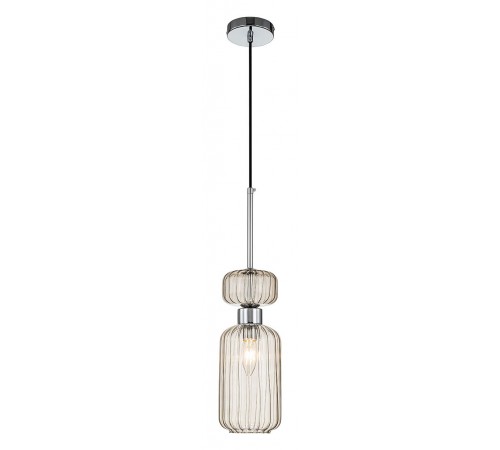 Подвесной светильник Escada 1141/1S Chrome/Beige Gloss Подвесной светильник Escada 1141/1S Chrome/Beige Gloss