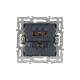 Выключатель двухклавишный без рамки Arlight 43726 SWT