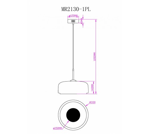 Подвесной светильник MyFar MR2130-1PL Charlie Подвесной светильник MyFar MR2130-1PL Charlie