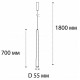 Подвесной светильник Italline IT03-1428 black IT03-1428