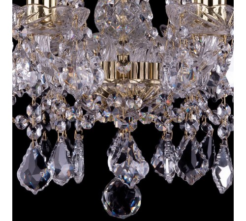 Подвесная люстра Bohemia Ivele Crystal 1413/6/141/G/Leafs 1413 Подвесная люстра Bohemia Ivele Crystal 1413/6/141/G/Leafs 1413