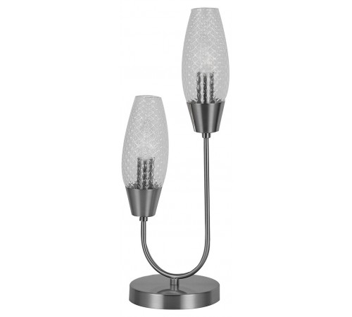 Настольная лампа декоративная Escada 10165/2 Nickel Desire Настольная лампа декоративная Escada 10165/2 Nickel Desire