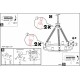 Подвесной светильник Eglo 49694 Findlay