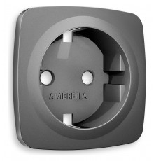 Накладка для розетки с заземлением Ambrella Volt OP6560 Quant