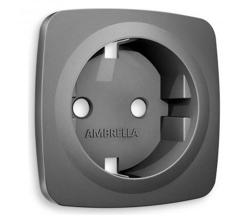Накладка для розетки с заземлением Ambrella Volt OP6560 Quant Накладка для розетки с заземлением Ambrella Volt OP6560 Quant