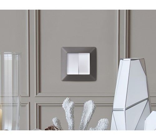 Рамка на 2 поста Ambrella Volt AF110652 Line Рамка на 2 поста Ambrella Volt AF110652 Line