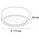 Накладной светильник Italline M04-525-175 black 3000K M04-525-175