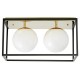 Накладной светильник LUMINA DECO LDC 8060-2 F.GD+BK