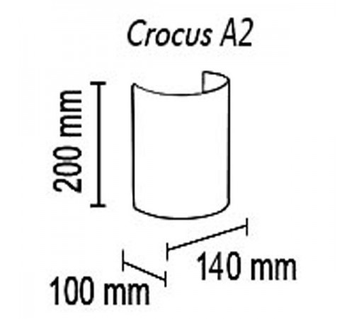 Накладной светильник TopDecor Crocus Glade A2 10 328g Crocus Glade Накладной светильник TopDecor Crocus Glade A2 10 328g Crocus Glade
