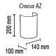 Накладной светильник TopDecor Crocus Glade A2 10 328g Crocus Glade