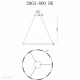 Подвесной светильник iLedex 2063-D800 BK Vision