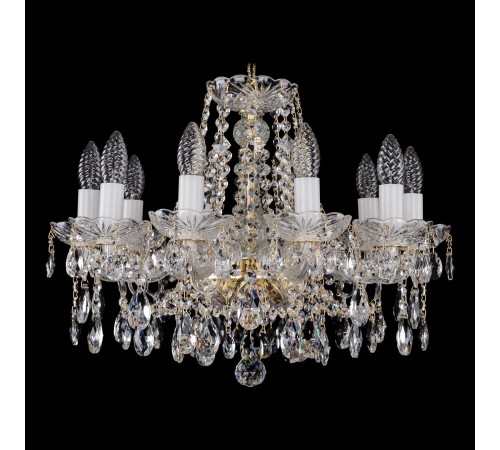 Подвесная люстра Bohemia Ivele Crystal 1413/10/165/G 1413