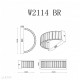 Накладной светильник iLedex W2114 BR Woodstock