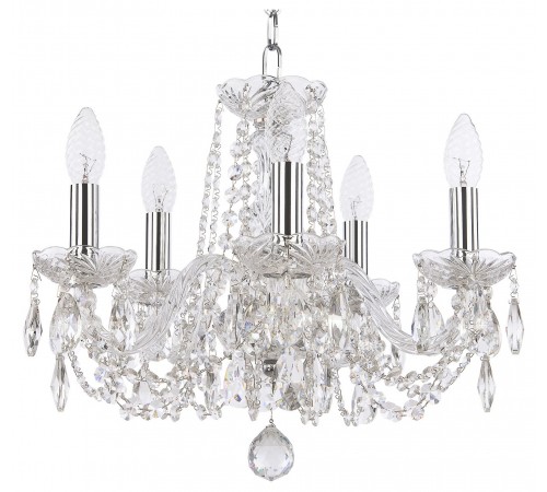 Подвесная люстра Bohemia Ivele Crystal 1402/5/141/Ni 1402 Подвесная люстра Bohemia Ivele Crystal 1402/5/141/Ni 1402