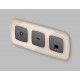 Накладка для розетки RJ-11 или RJ-45 Ambrella Volt OP6620 Quant
