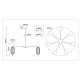 Люстра на штанге Ambrella Light LH53106 LH