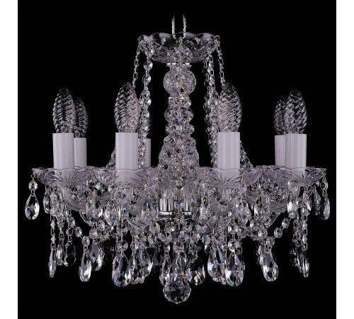 Подвесная люстра Bohemia Ivele Crystal 1413/8/141/Ni 1413 Подвесная люстра Bohemia Ivele Crystal 1413/8/141/Ni 1413