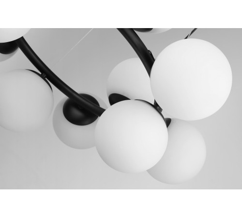 Подвесная люстра LUMINA DECO TP 2002-12 BK Fino Подвесная люстра LUMINA DECO TP 2002-12 BK Fino