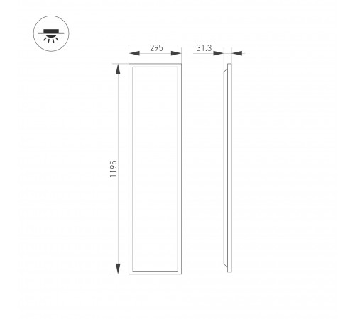 Светильник для потолка Армстронг Arlight 052814 TITAN Светильник для потолка Армстронг Arlight 052814 TITAN