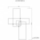 Потолочная люстра iLedex 231/3-60W-3000K GL Grace