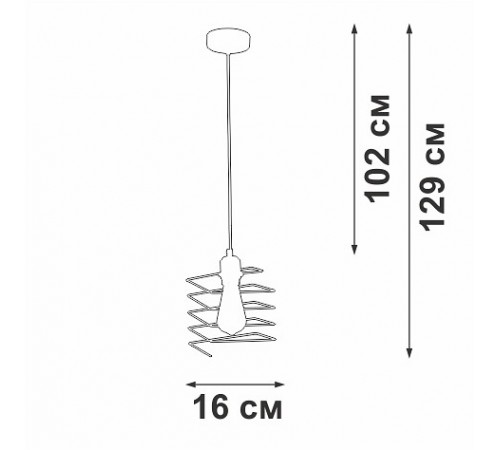 Подвесной светильник Vitaluce V2853-1/1S V2853 Подвесной светильник Vitaluce V2853-1/1S V2853