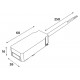 Токопровод концевой Ambrella Light GV1261 GV