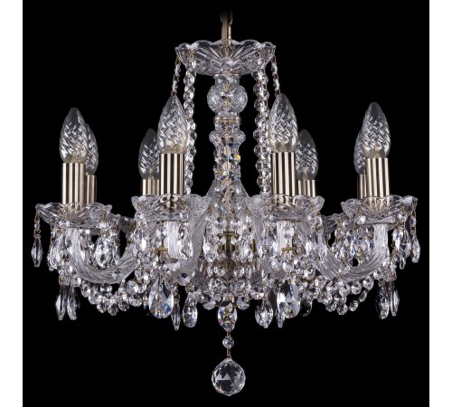 Подвесная люстра Bohemia Ivele Crystal 1402/8/160/Pa 1402 Подвесная люстра Bohemia Ivele Crystal 1402/8/160/Pa 1402