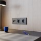 Розетка с заземлением и со шторкой и 2хUSB type A и C, без рамки Voltum VLS040507 S70