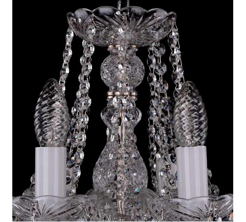 Подвесная люстра Bohemia Ivele Crystal 1402/10/160/Ni 1402 Подвесная люстра Bohemia Ivele Crystal 1402/10/160/Ni 1402