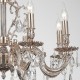 Подвесная люстра Lucia Tucci BARLETTA 1730.8 coffe gold Barletta