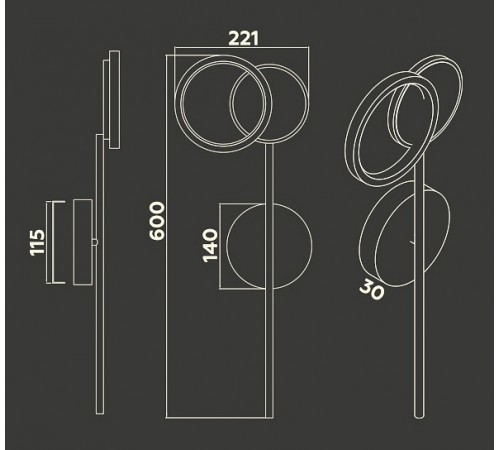 Бра Ambrella Light FL5192 FL Бра Ambrella Light FL5192 FL