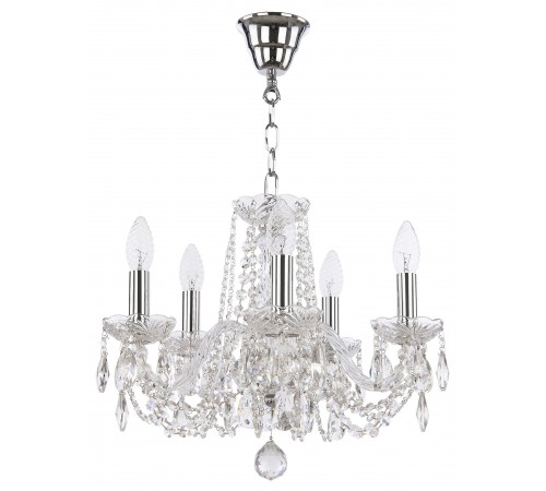 Подвесная люстра Bohemia Ivele Crystal 1402/5/141/Ni 1402 Подвесная люстра Bohemia Ivele Crystal 1402/5/141/Ni 1402
