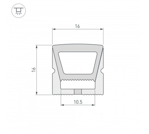 Короб накладной гибкий Arlight 041094 WPH Короб накладной гибкий Arlight 041094 WPH