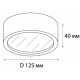 Накладной светильник Italline M04-525-125 black 4000K M04-525-125