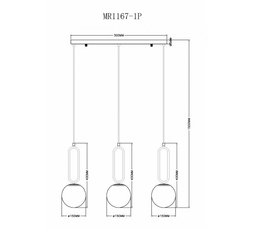 Подвесной светильник MyFar MR1167-1P Pierre Подвесной светильник MyFar MR1167-1P Pierre