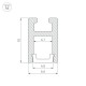 Профиль накладной Arlight 036384 ARH-KANT