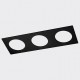 Рамка на 3 светильника Italline SP 03 black SP