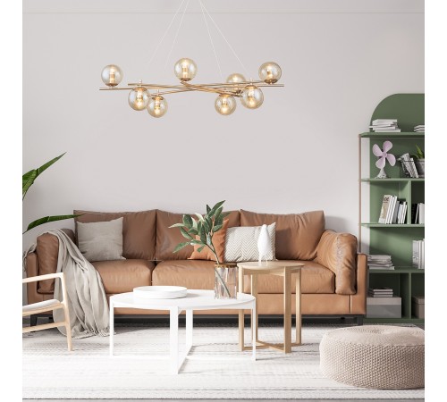 Подвесная люстра Escada 1119/8S Gold Balance Подвесная люстра Escada 1119/8S Gold Balance