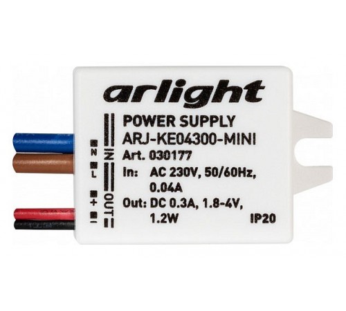 Блок питания с проводом Arlight 030177 ARJ Блок питания с проводом Arlight 030177 ARJ