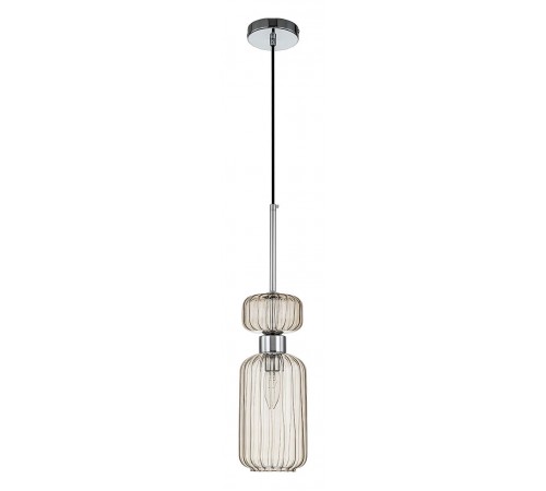 Подвесной светильник Escada 1141/1S Chrome/Beige Gloss Подвесной светильник Escada 1141/1S Chrome/Beige Gloss