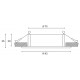 Встраиваемый светильник Hesby Lighting HSBL_0097 Breeze