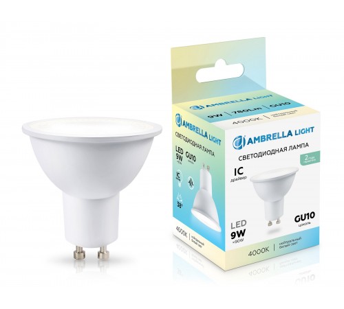 Лампа светодиодная Ambrella Light 190904 MR16 Лампа светодиодная Ambrella Light 190904 MR16