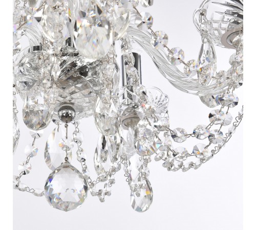 Подвесная люстра Bohemia Ivele Crystal 1402/5/141/Ni 1402 Подвесная люстра Bohemia Ivele Crystal 1402/5/141/Ni 1402